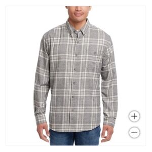 Weather proof men's flannel shirt